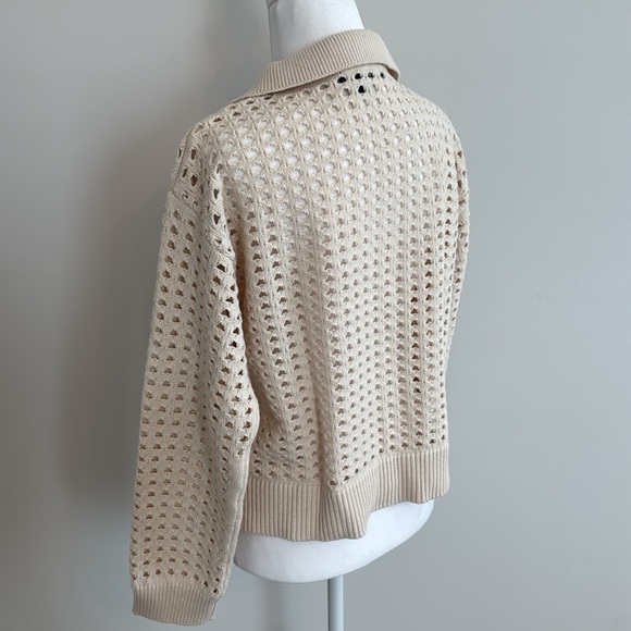 French connection open weave neutral sweater purchased from South Moon Under - Picture 7 of 10